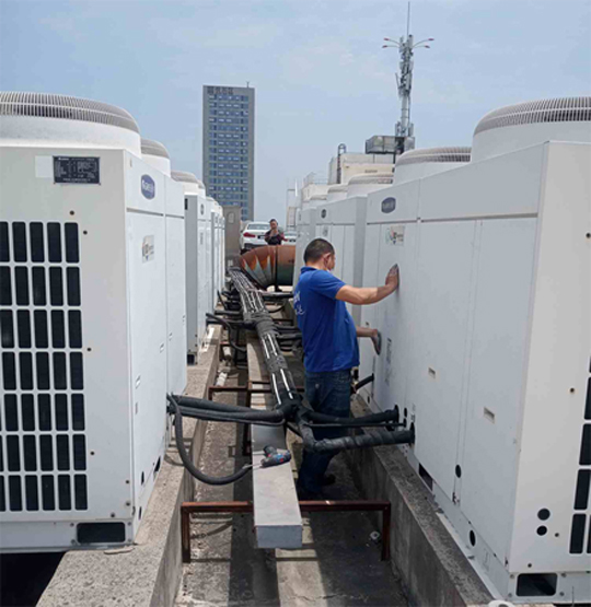 婺城中央空调制热和不制冷系统维修方法